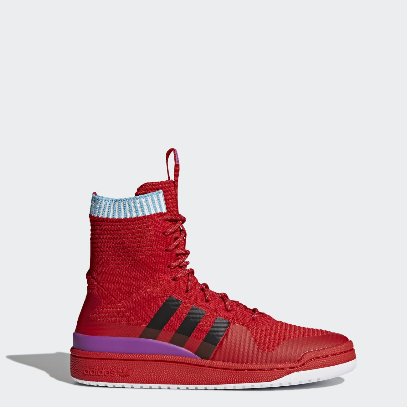 Adidas Forum Primeknit Winter Férfi Utcai Cipő - Piros [D29464]